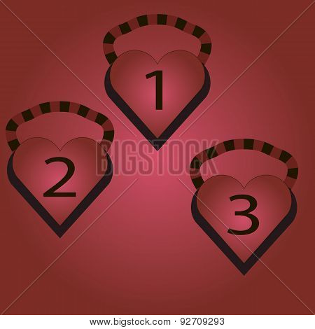 Heart Medals