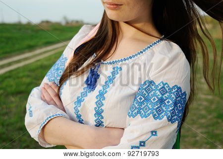 National Ornament On Ukrainian Embroidery