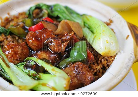 อาหารจีนหมู เปรี้ยวหวาน