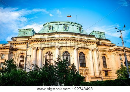 Kliment Ohridski university in Sofia