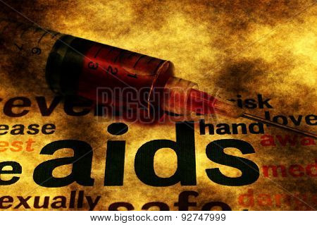 Aids Grunge Concept