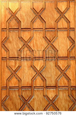 Vintage door in Imam(Shah) Mosque, Naqsh-e Jahan Square