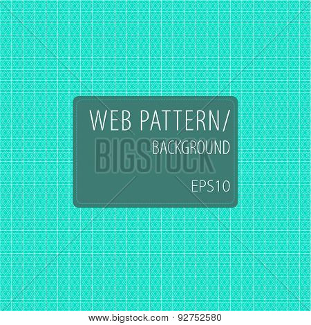 Geometric white-turquoise pattern-background
