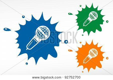 Microphone - Vector. Color Blob