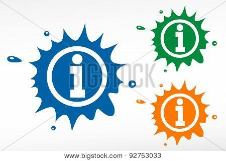 Information Sign - Color Blob