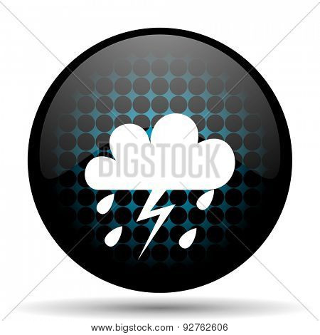 storm icon waether forecast sign