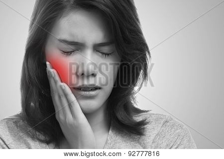 Woman Toothache