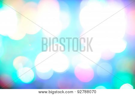 Boken lights colorful
