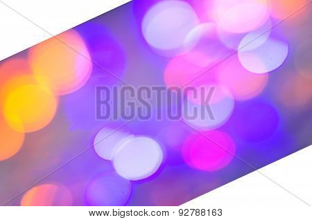 Boken lights colorful