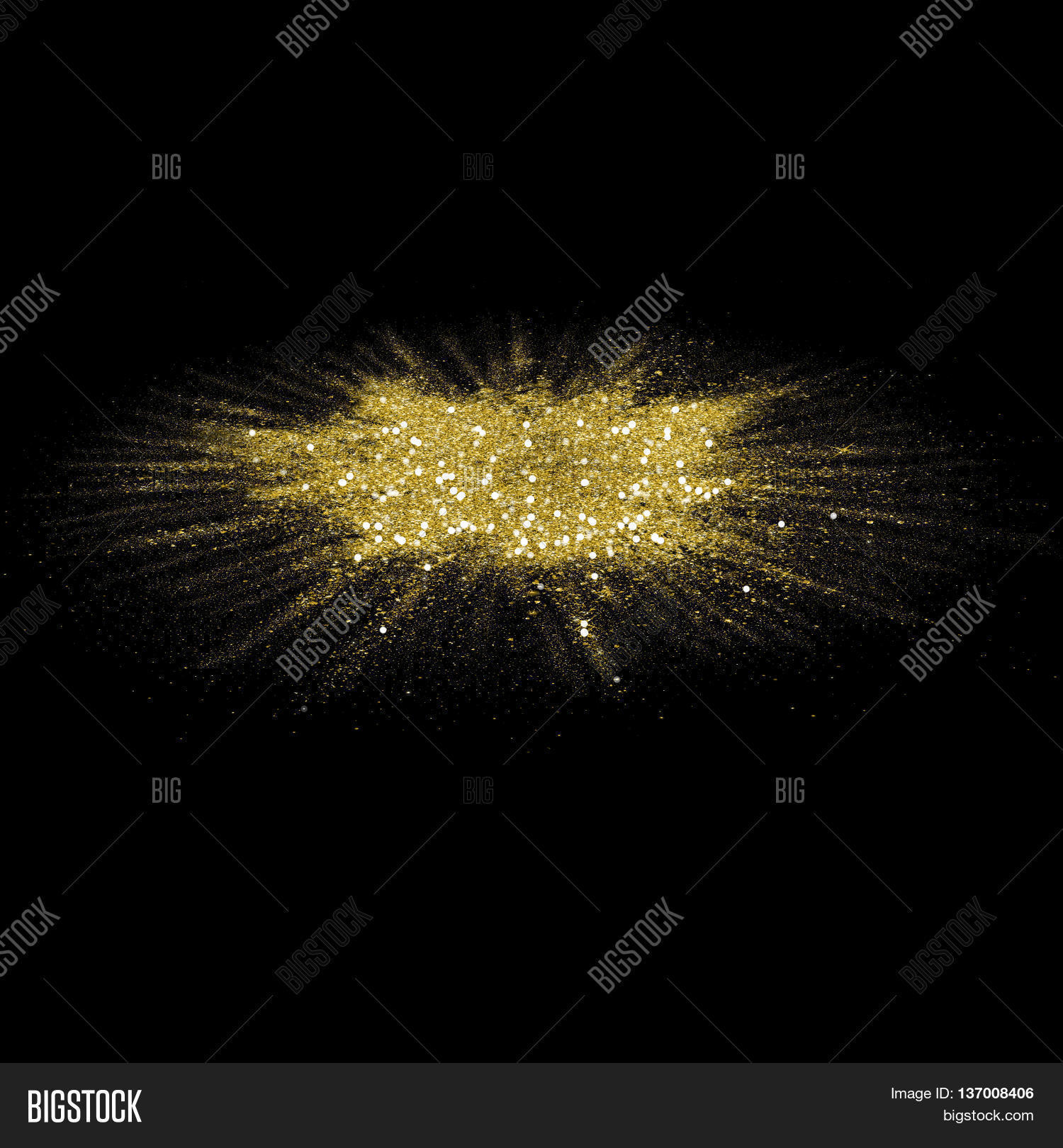 Gold Glitter Powder Image & Photo (Free Trial) Bigstock
