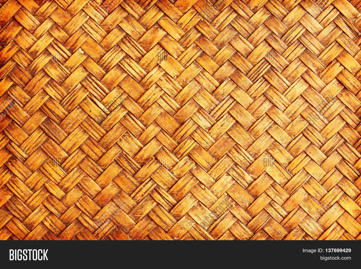 Weave Mat Woven Bamboo Image & Photo (Free Trial) | Bigstock