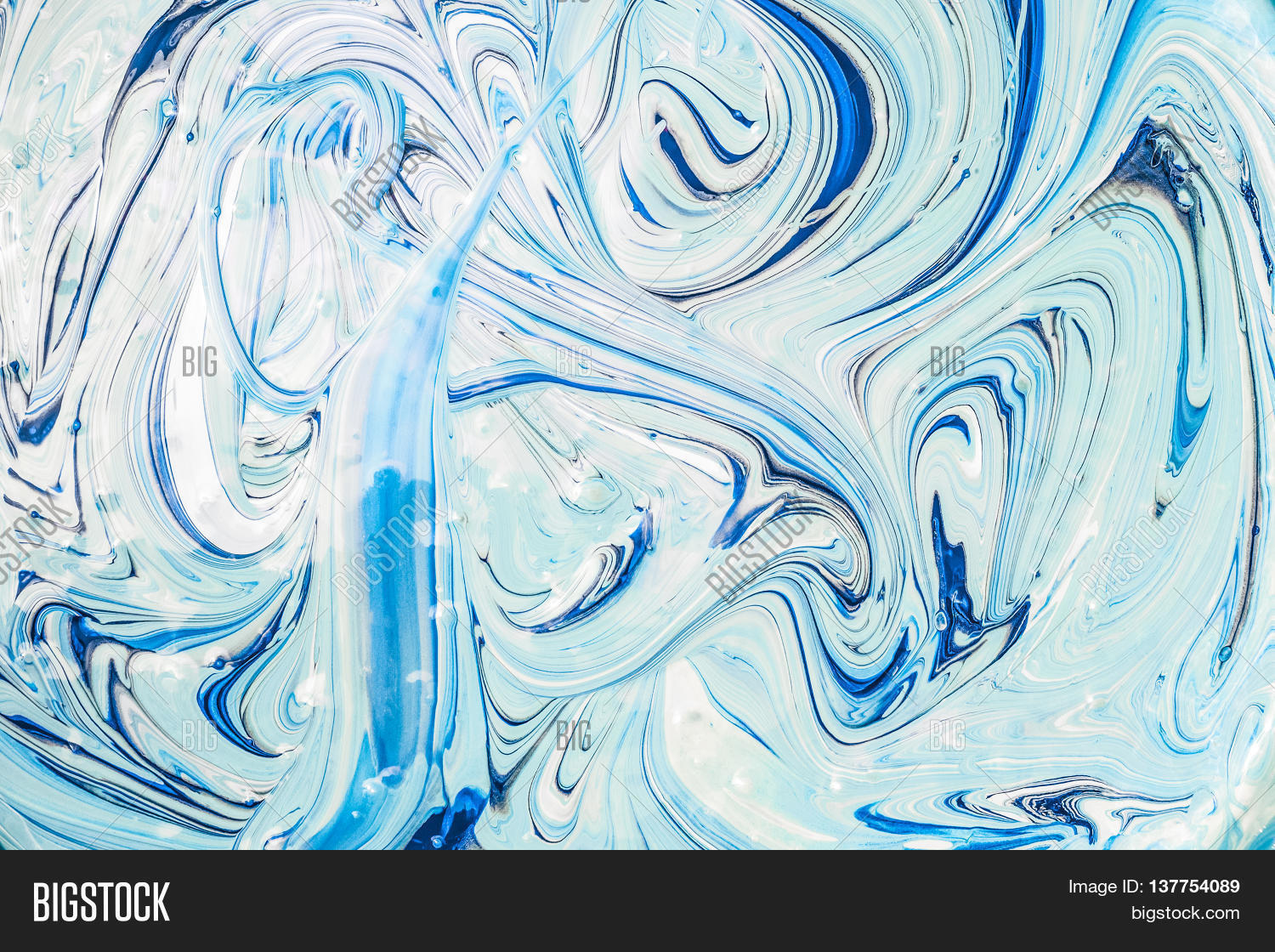 Mixing Blue Color Image & Photo (Free Trial) | Bigstock