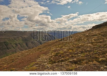 The Putorana Plateau. Rocky roof of the world.