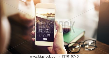 Flight Booking Plane Travel Journey Concept