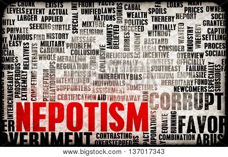 Nepotism in Business or Government as a Concept