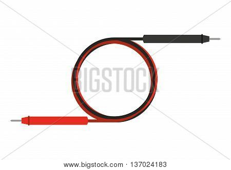 cable electrical tester isolated icon design, vector illustration  graphic