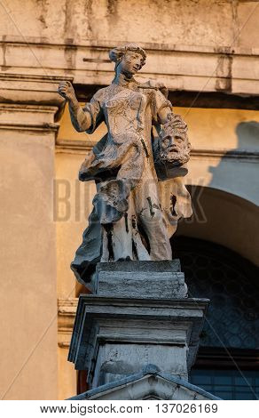 Statue Of Judith With The Head Of Holofernes