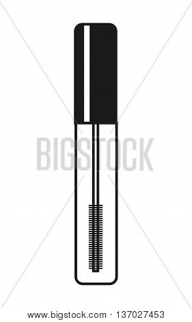 maskara makeup product isolated icon design, vector illustration  graphic