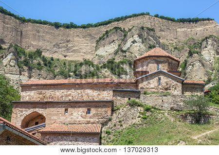 ancient mountain monastery in Georgia - Shiogvime. It was found by one of the 12 assirian monk - Shio who came to Georgia in 6 century AD.