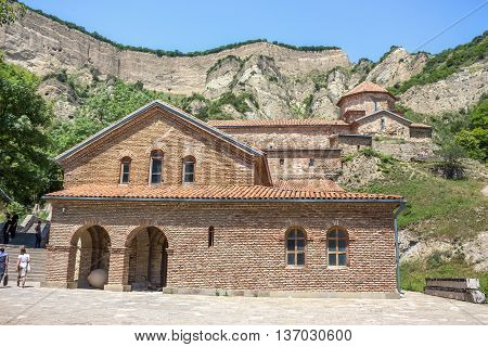 ancient mountain monastery in Georgia - Shiogvime. It was found by one of the 12 assirian monk - Shio who came to Georgia in 6 century AD.