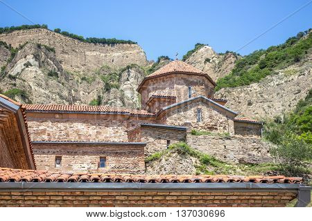 ancient mountain monastery in Georgia - Shiogvime. It was found by one of the 12 assirian monk - Shio who came to Georgia in 6 century AD.