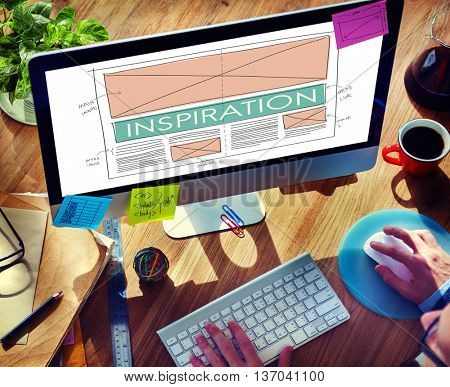Inspiration Asperation Creative Imagination Dream Concept