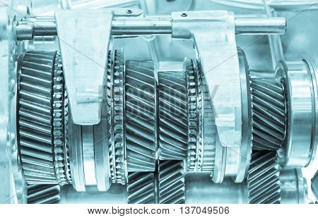 Close Up Cog Wheels Gears