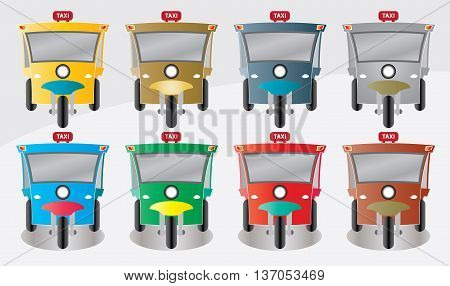 Modern design of Three wheel Motor or Tuktuk