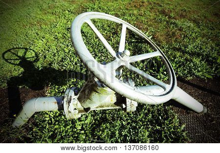 Equipment Circular Shape For Maneuvering The Valve For Closing O