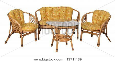テラスの家具