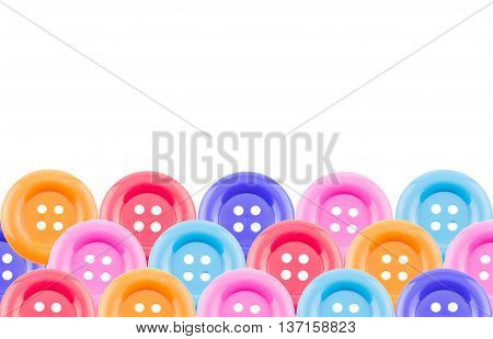 Colorful buttons Colorful Clasper close up texture or background