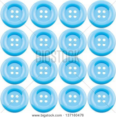 blue clasper isolated on white background .