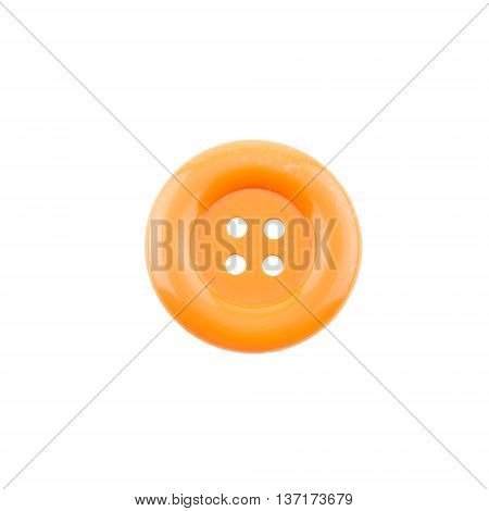 orange clasper isolated on a white background