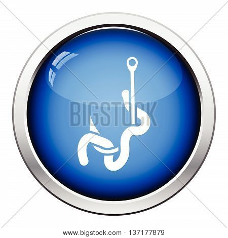 Icon Of Worm On Hook