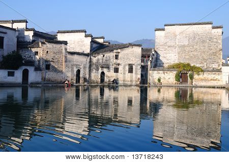 Ancienne maison du Vieux Village de Hongcun Chine