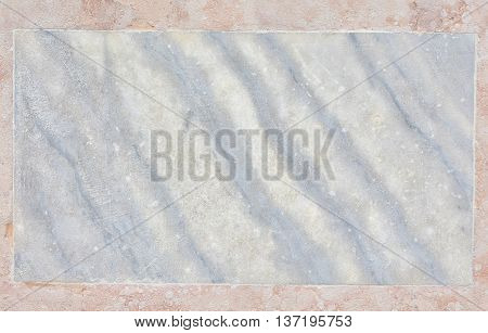 Ancient marble slab from St Zechariah renaissance facade in Venice