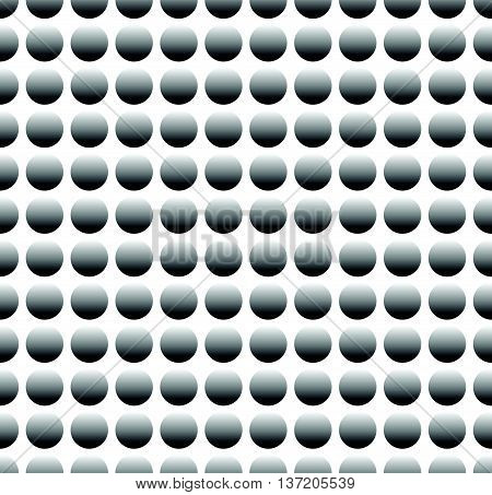 Simple Industrial Perforated Surface Pattern Template. Carbon, Metal Sheet (repeatable)