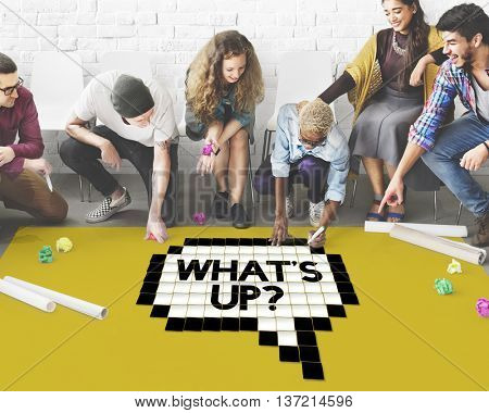 Expression Words Emotion Communication Slang Concept