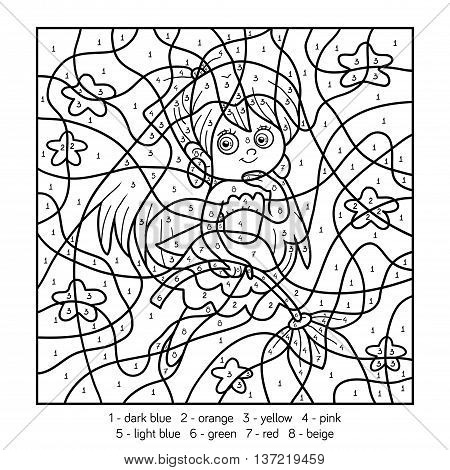 Color By Number, Fairy Girl