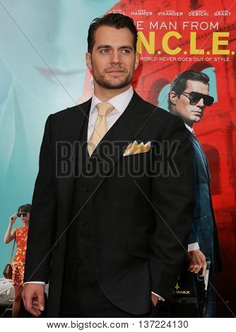 NEW YORK-AUG 10: Actor Henry Cavill attends 
