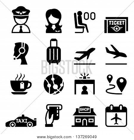 Airport & Aviation icon  Vector illustration Graphic design
