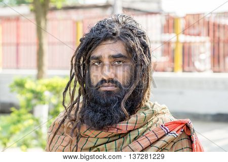 Portrait Of Bangla Folk Singer
