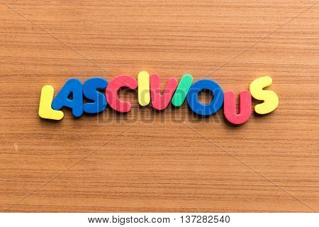 Lascivious Colorful Word