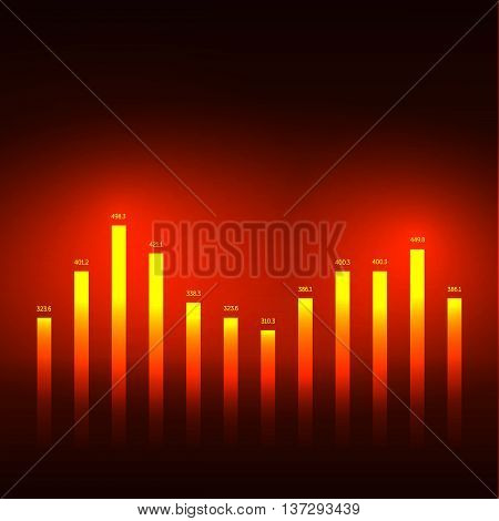 Progress bar. Futuristic design infographic elements user interface HUD. UI hud web elements. Vector illustration.