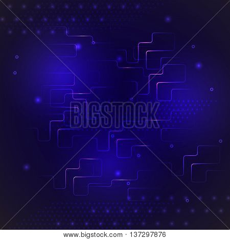 Abstract digital technology background. Digital technology innovation concept. Vector illustration.