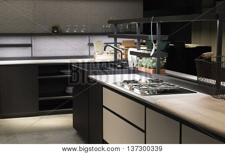 Low Key Contemporary and Bespoke Restaurant Kitchen