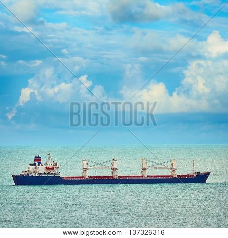 Bulk Carrier Ship in the Black Sea