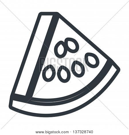 Fruit healthy food isolated flt icon, vector illustration graphic design.