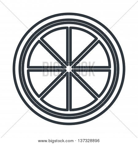Fruit healthy food isolated flt icon, vector illustration graphic design.