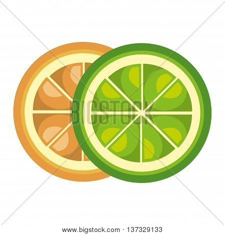 Fruit healthy food isolated flt icon, vector illustration graphic design.